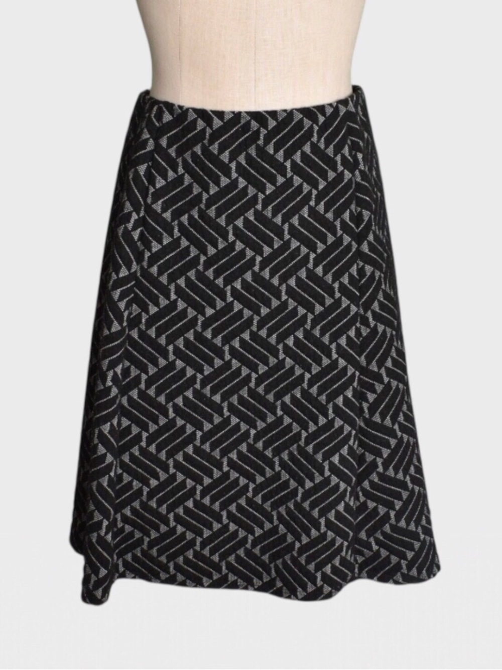 Renee‎ C Geometric Pattern A-Line Mini Skirt